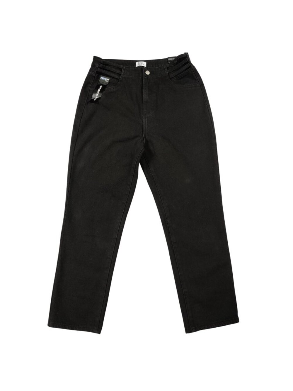 Simple Society Super High Rise Straight Jeans 11 Black Cut Out Whimsygoth Indie